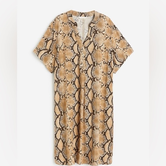 NWT H&M snake print tunic dress size XS - Picture 1 of 10